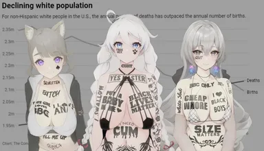 kara (artist), genshin impact, honkai (series), honkai impact 3rd, honkai: star rail, bronya rand, kiana kaslana, lynette (genshin impact), 3girls, female, large breasts, looking at viewer, queen of spades, tattoo, 3d, english text, koikatsu, text