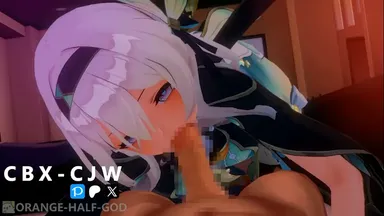 orange-half-god, honkai: star rail, firefly (honkai: star rail), 1boy, 1girls, oral, pov, sex, tagme, video