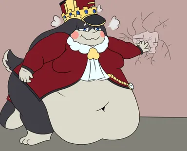 pom-pom (honkai: star rail), fat, male, morbidly obese, tagme