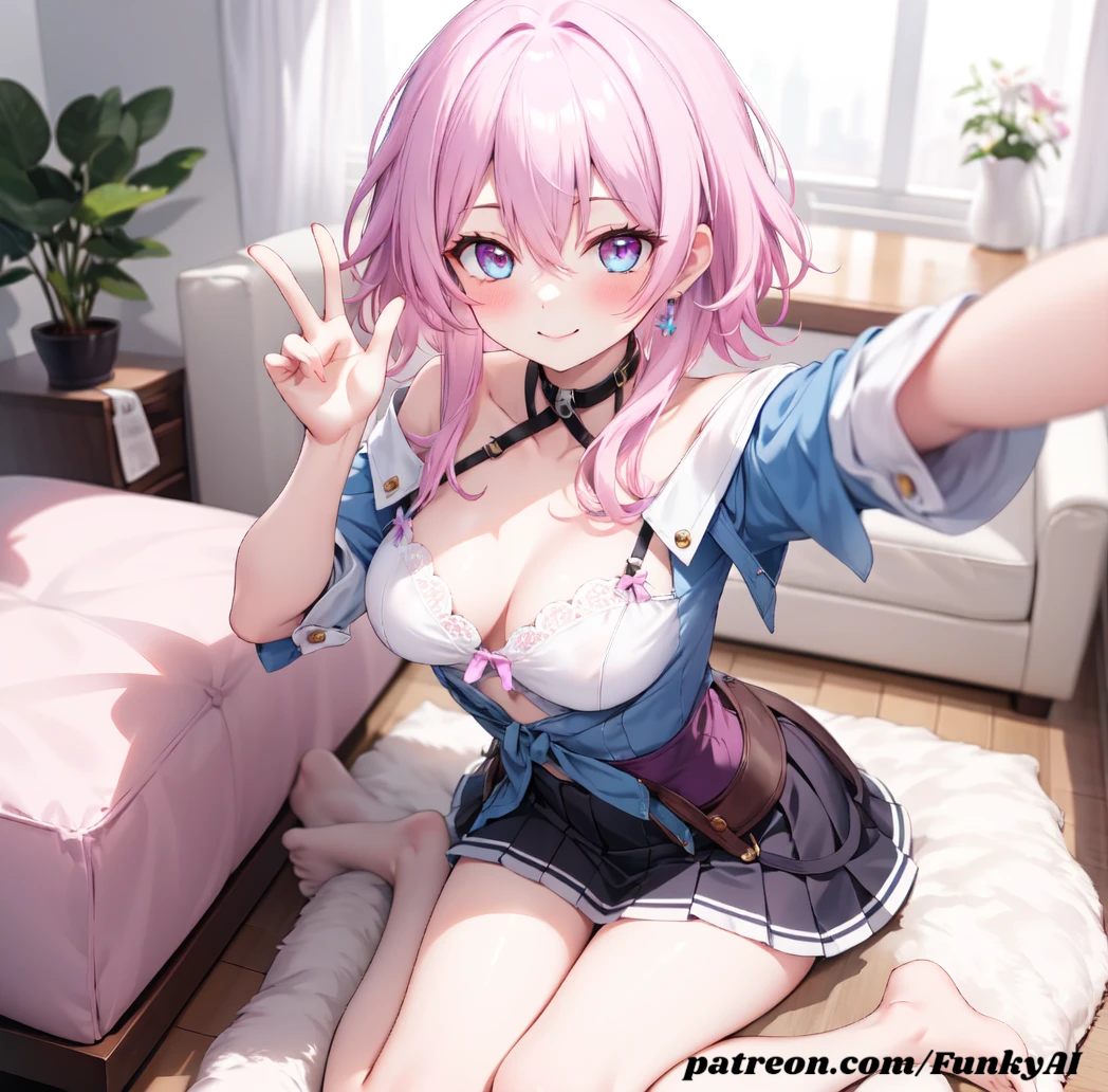 funkylewdai, honkai: star rail, march 7th (honkai: star rail), pink hair